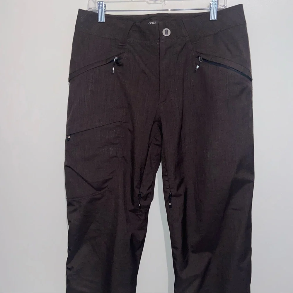Nau Ski Pants Size 32 Pockets Outdoor Skiing Snowboarding Winter Brown